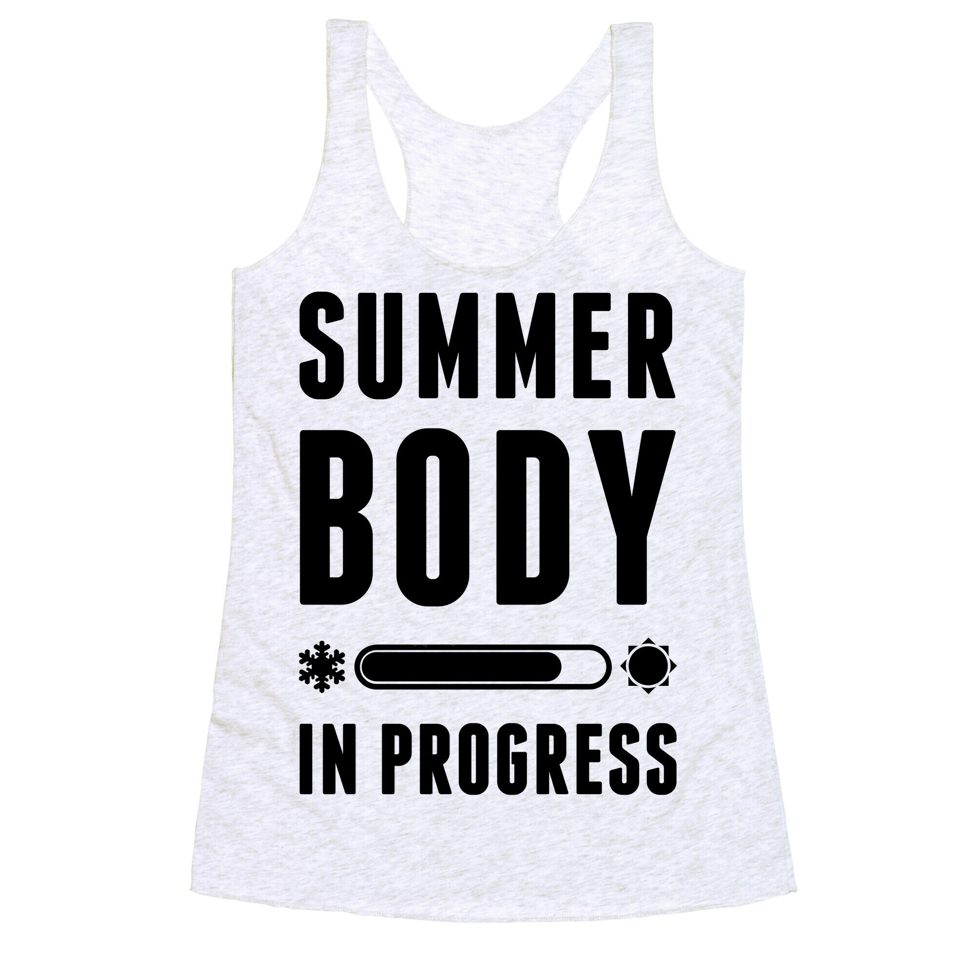 Summer Body In Progress Racerback Tank